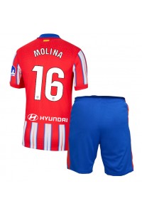 Atletico Madrid Nahuel Molina #16 Babytruitje Thuis tenue Kind 2024-25 Korte Mouw (+ Korte broeken)